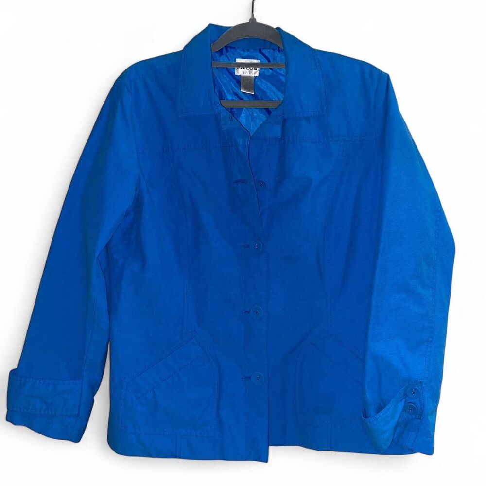 Chico-s Women's Blue Jacket